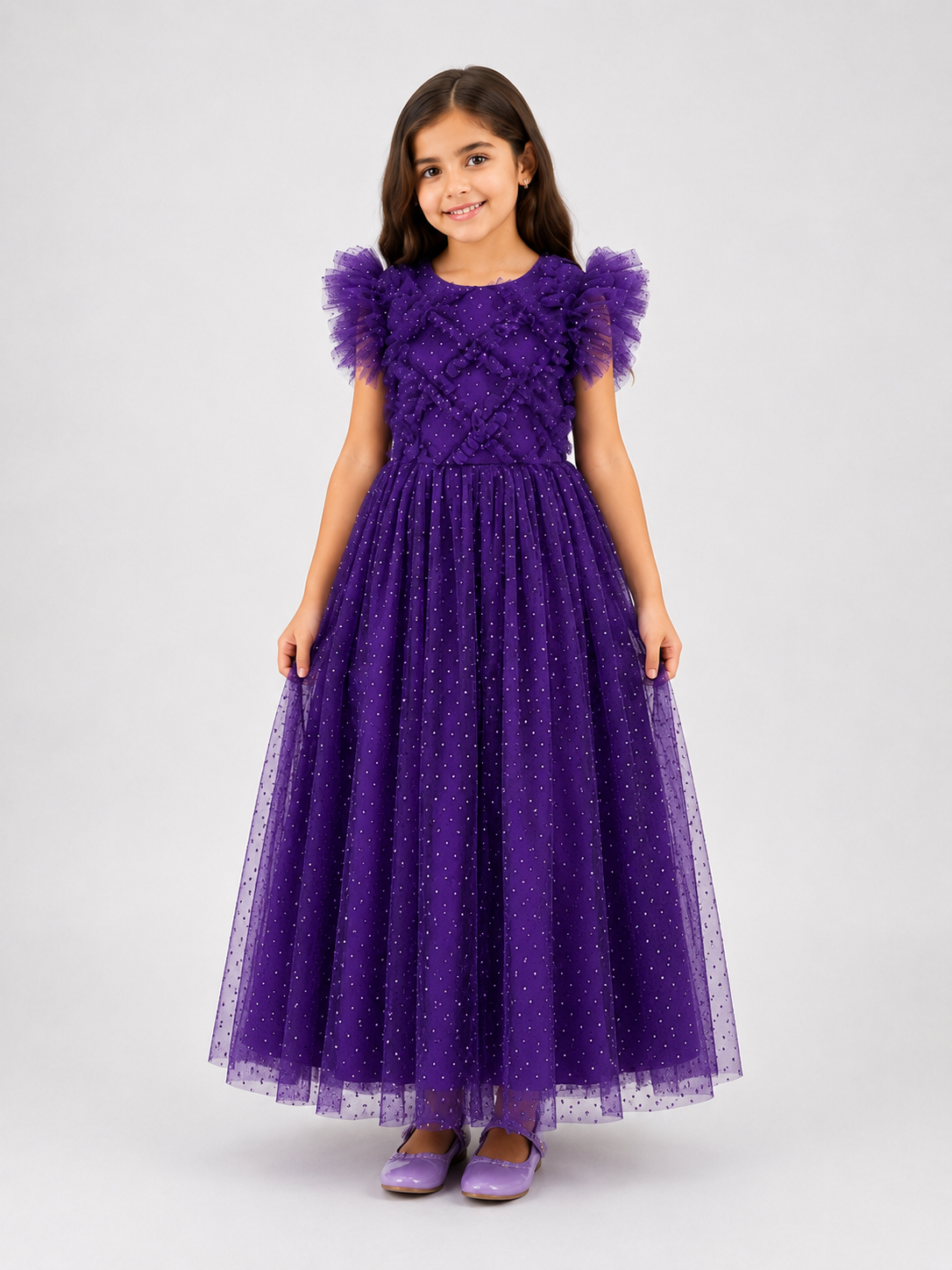 Treat Ürself Twilight Tweed Tulle Dress Treat Ürself Twilight