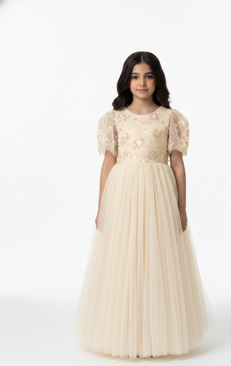Everett Bloom Bodice Kids Gown