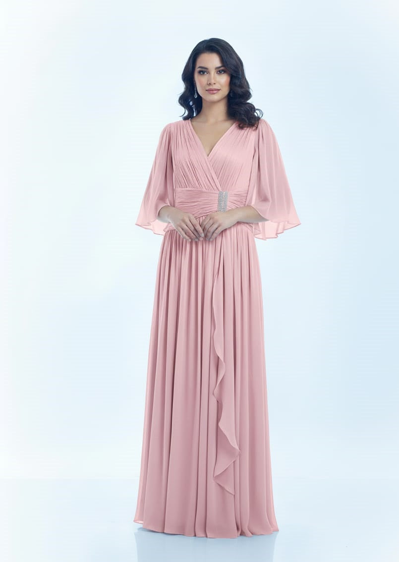 Flutter Sleeve Chiffon Dress.
