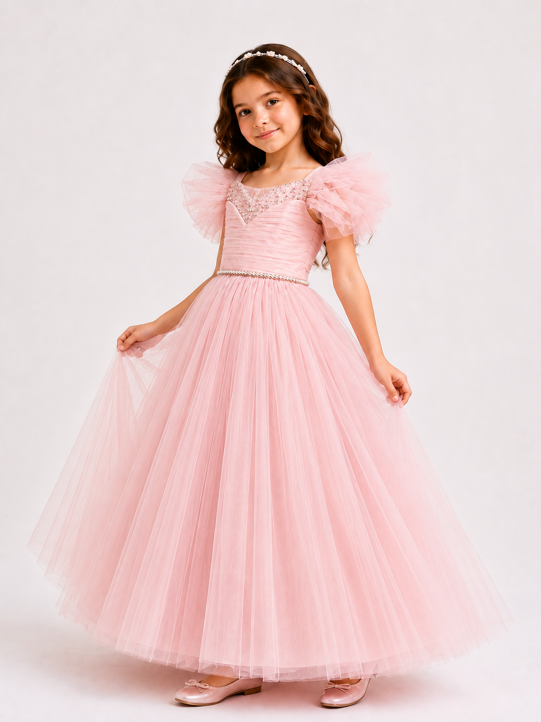 Crystal Bloom Couture Dress