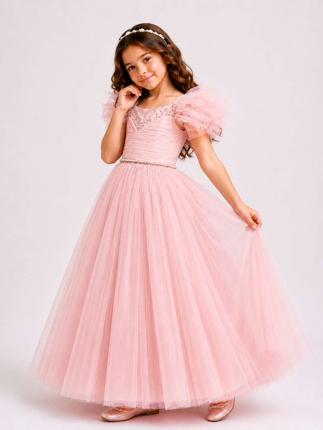 Crystal Bloom Couture Dress