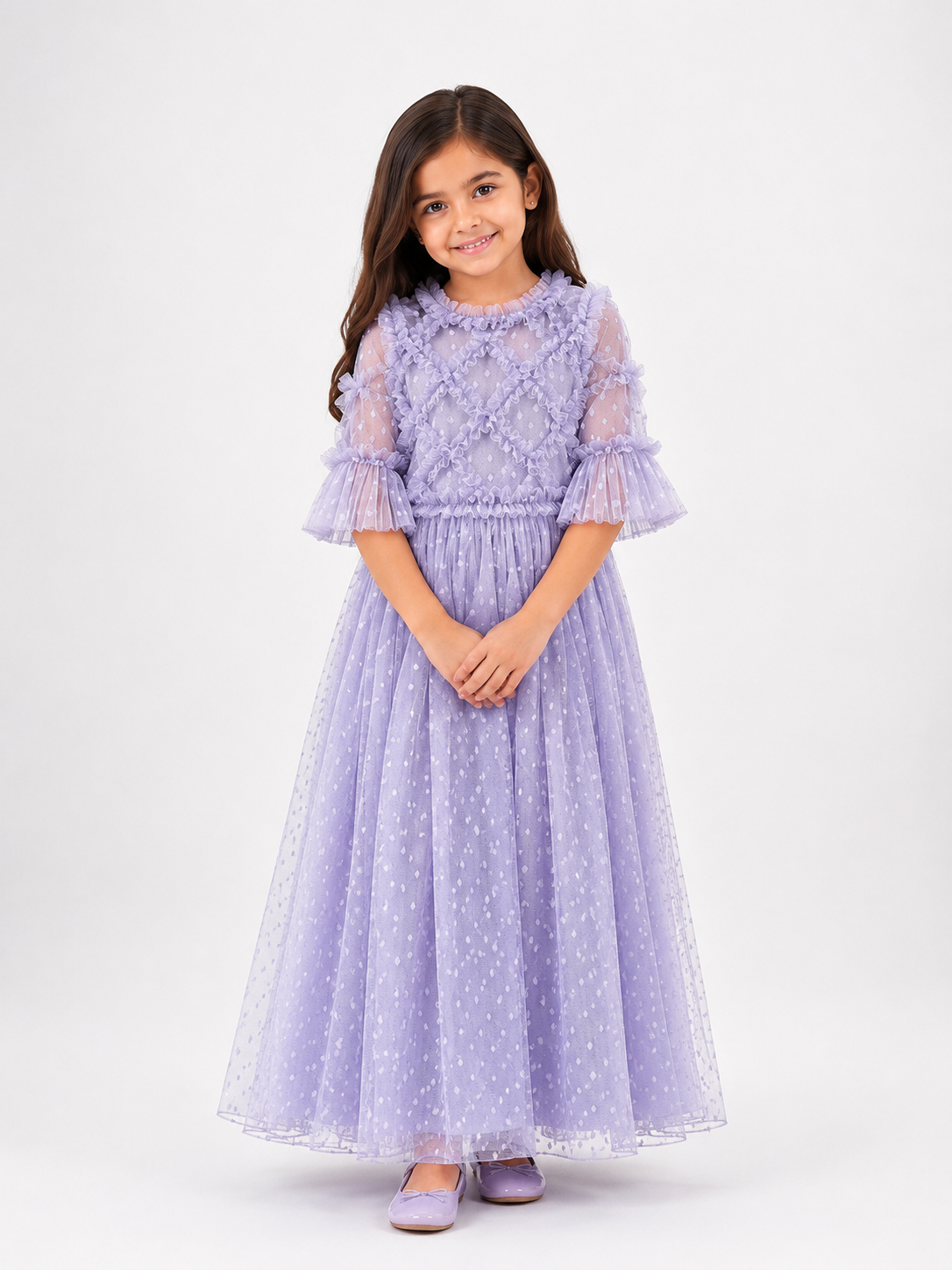 Lavender Whisper Tulle Couture