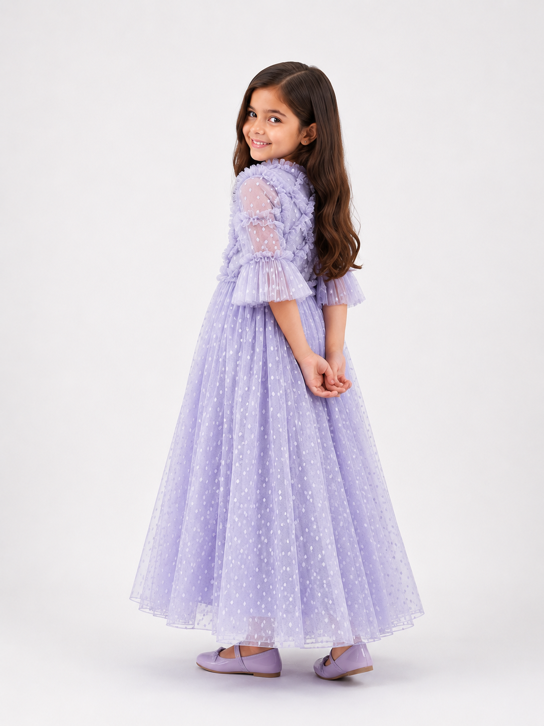 Lavender Whisper Tulle Couture