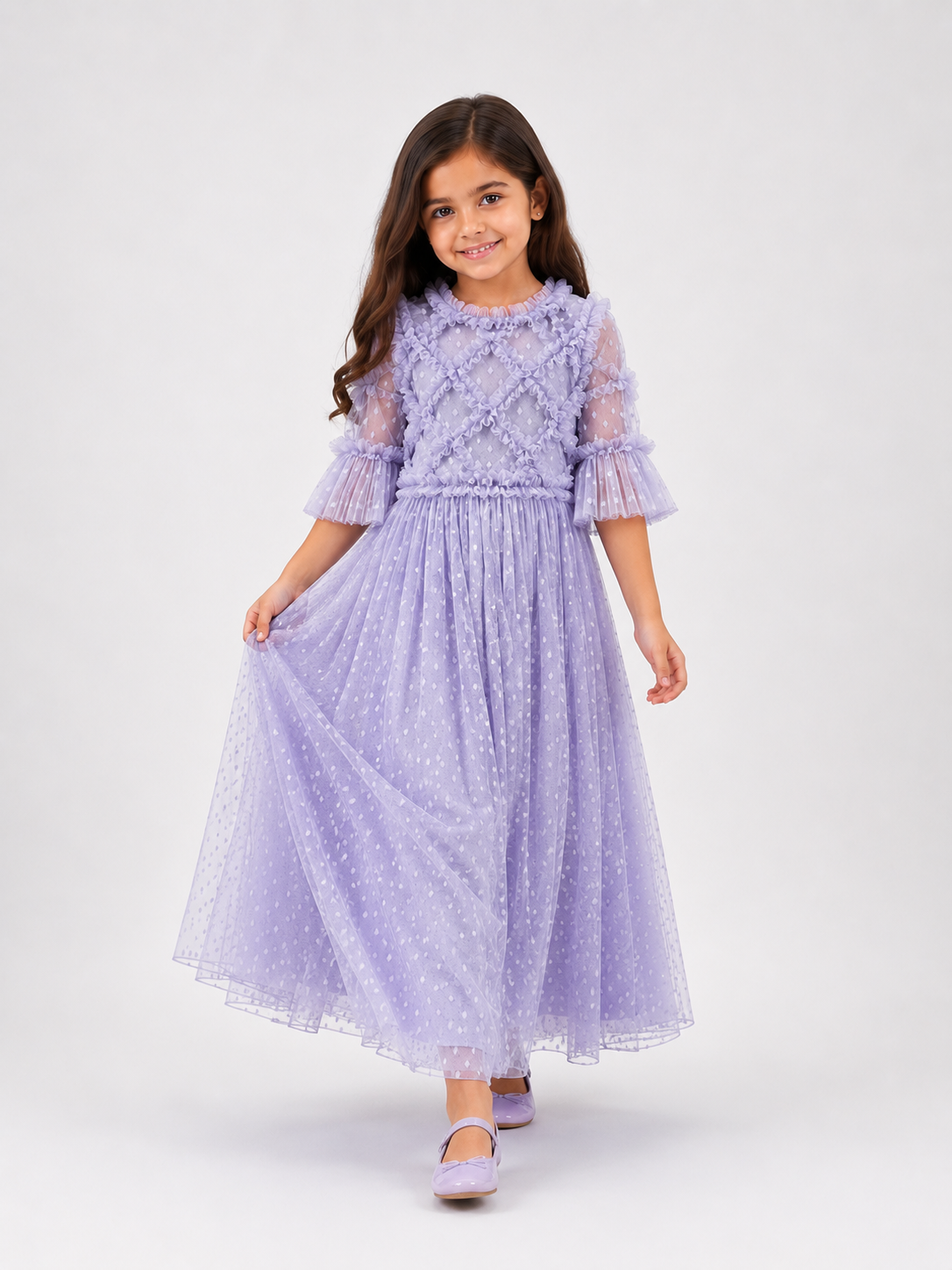 Lavender Whisper Tulle Couture
