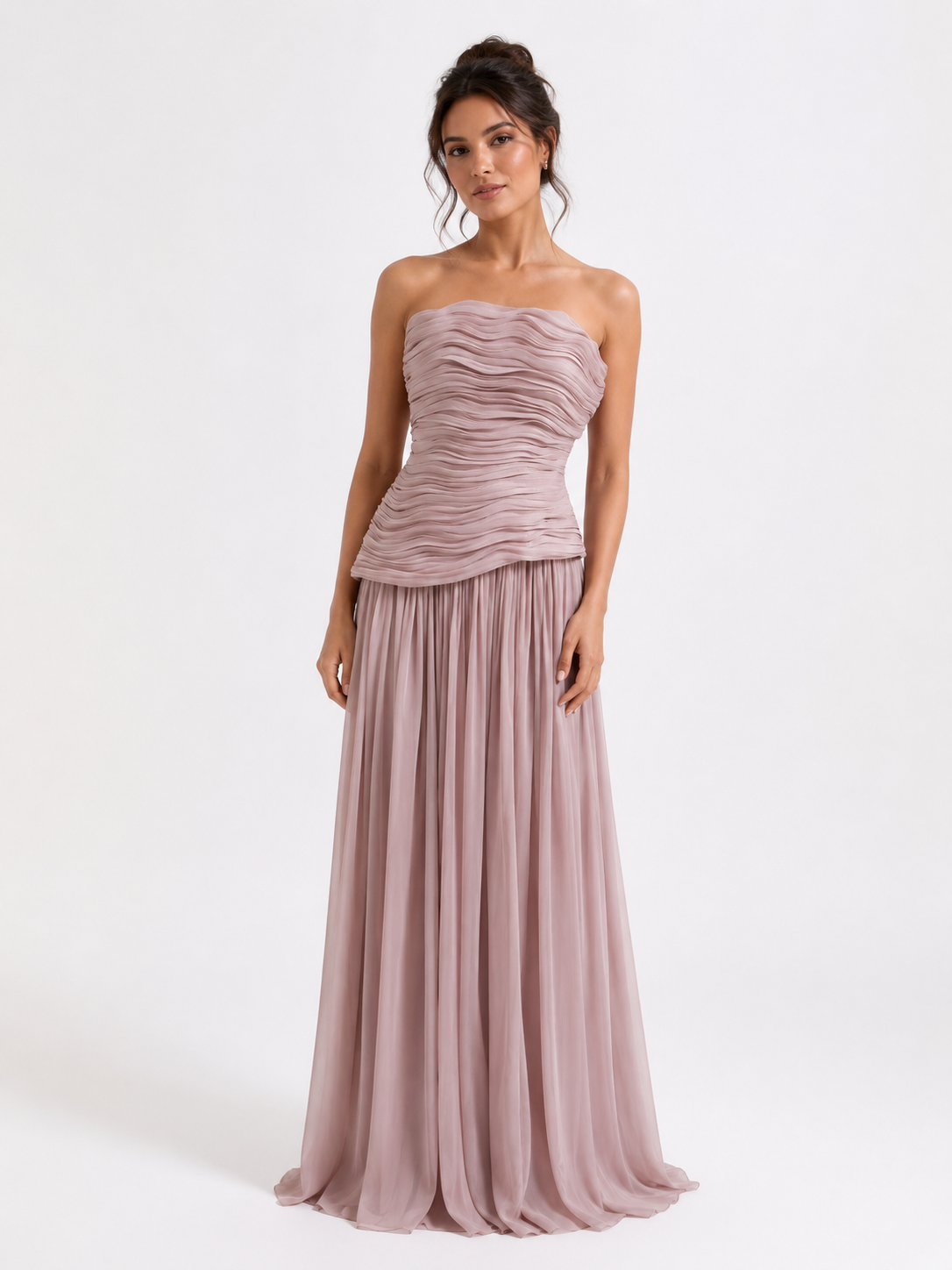 Celestial Wave Elegance Gown