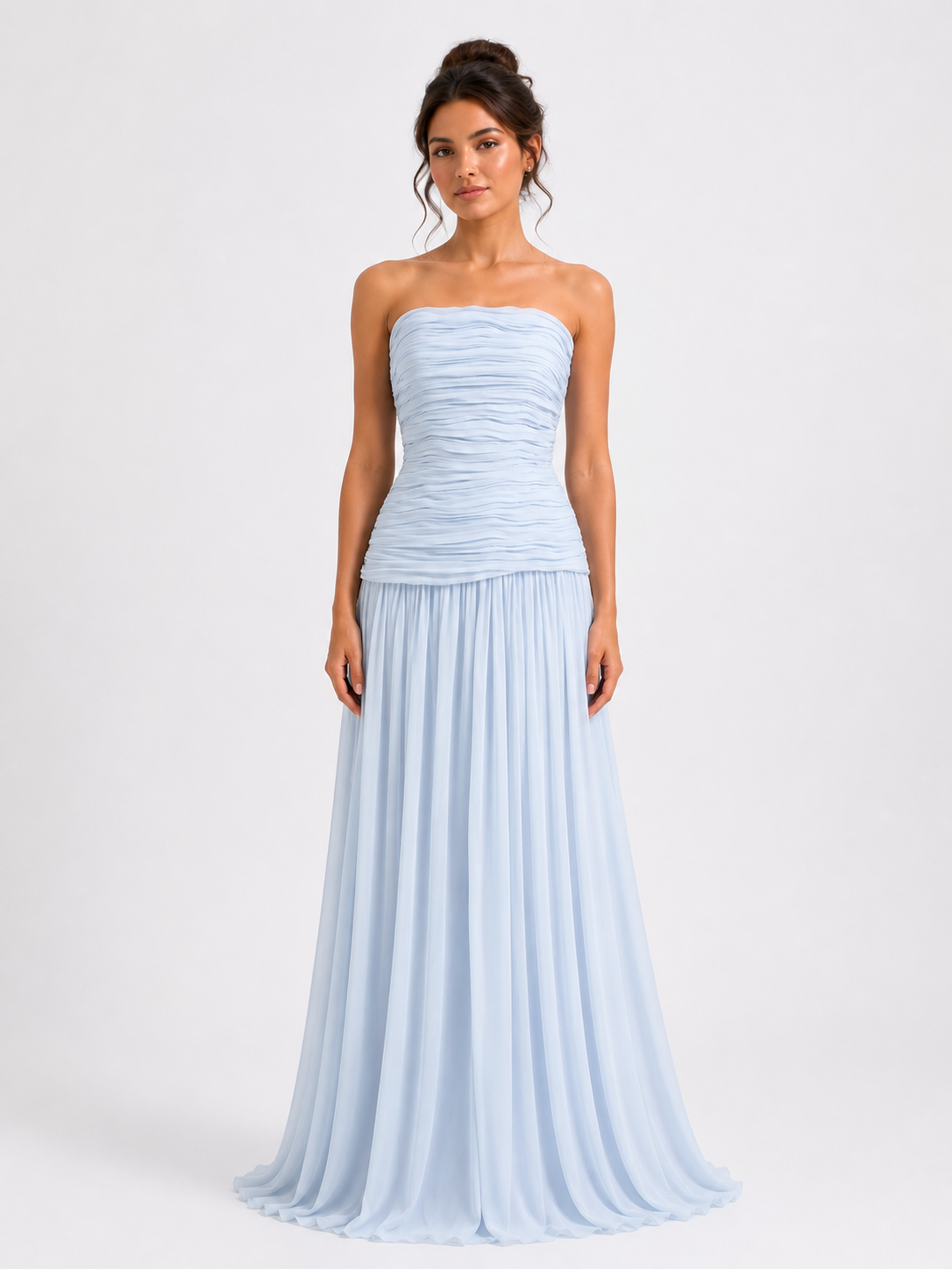 Celestial Wave Elegance Gown