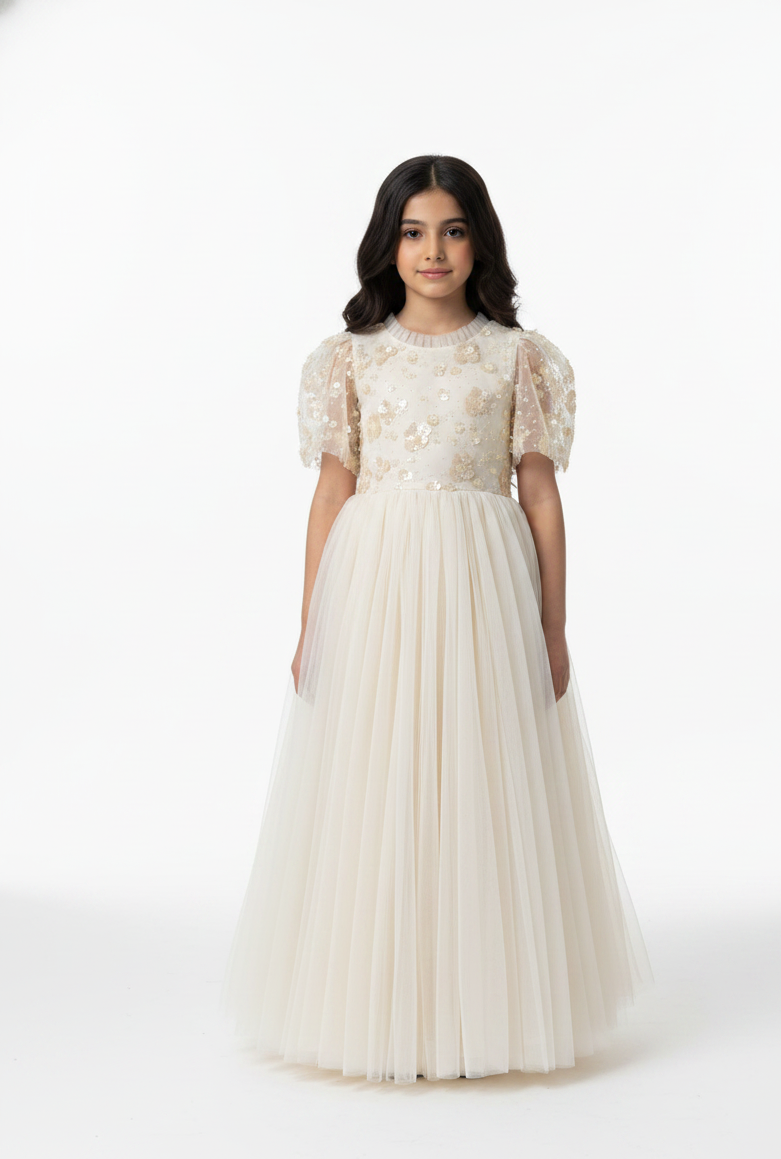 Everett Bloom Bodice Kids Gown
