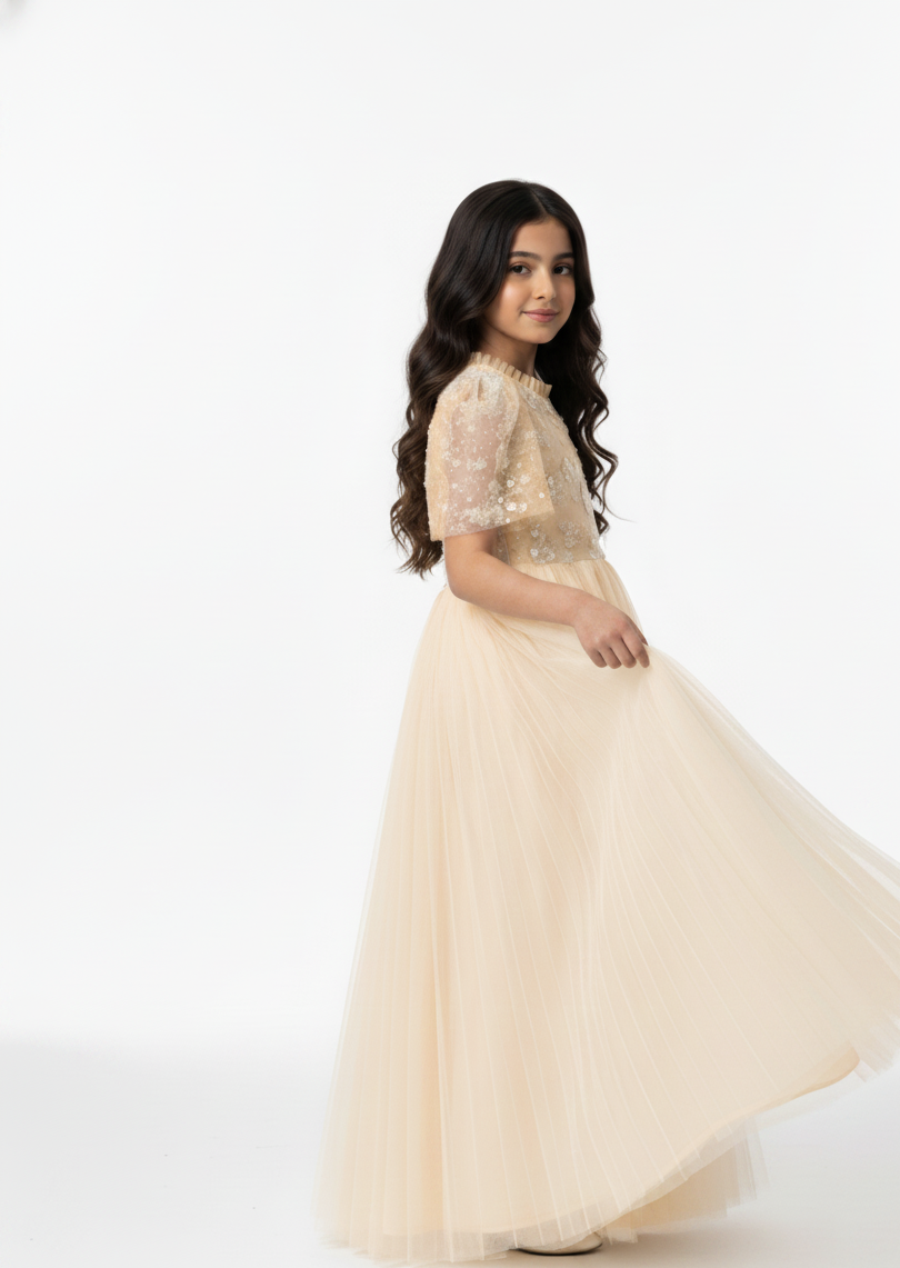 Everett Bloom Bodice Kids Gown