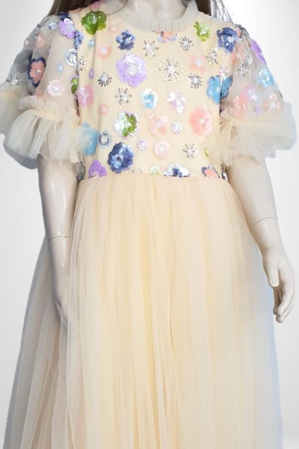 Petal Sparkle Tulle Dress