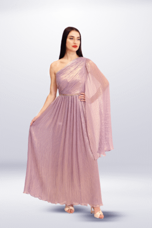 Whispering Symphony One Shoulder Gown
