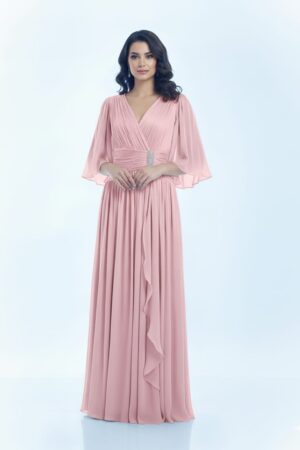 flowing embellished formal gown