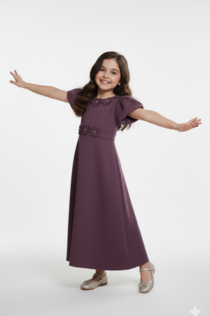 The Mauve Blossom Gown