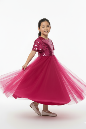 Sparkling Stars Tulle Princess Frock”