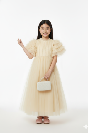 Golden Tulle Princess Dream Dress